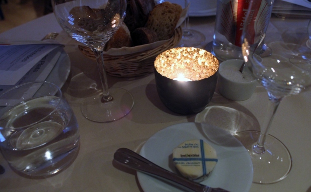 Bread is served at The Drouant restaurant, Paris 
