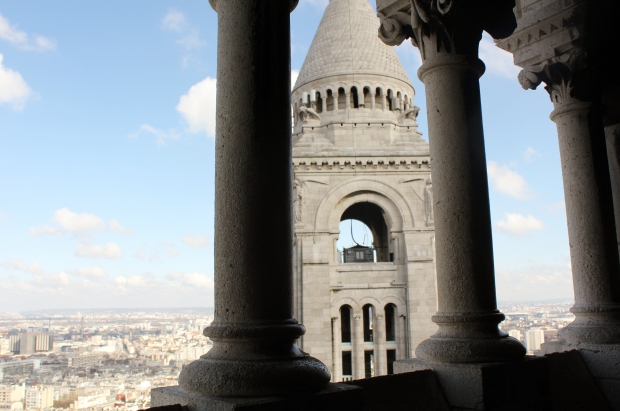 Views from one of the best churches Sacre-Coeur Paris