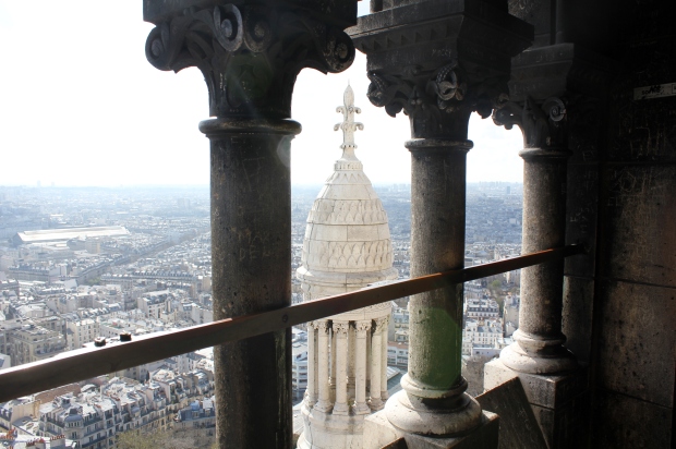Views from one of the best churches Sacre-Coeur Paris