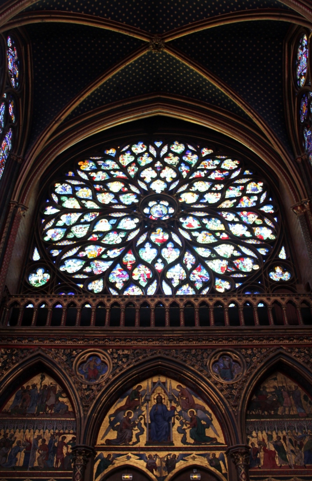 One of the best churches Sainte-Chapelle and it's Rose Window, Paris