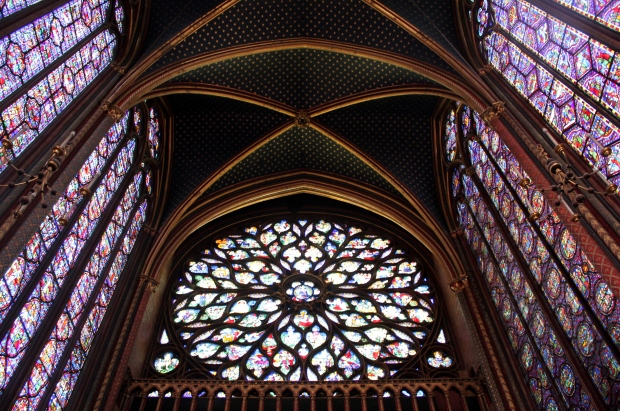 One of the best churches Sainte-Chapelle and it's Rose Window, Paris